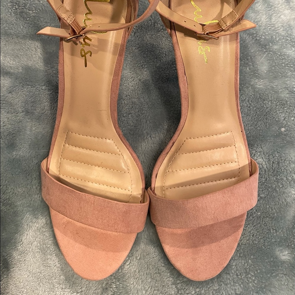 Lulus ankle strap heeled sandals